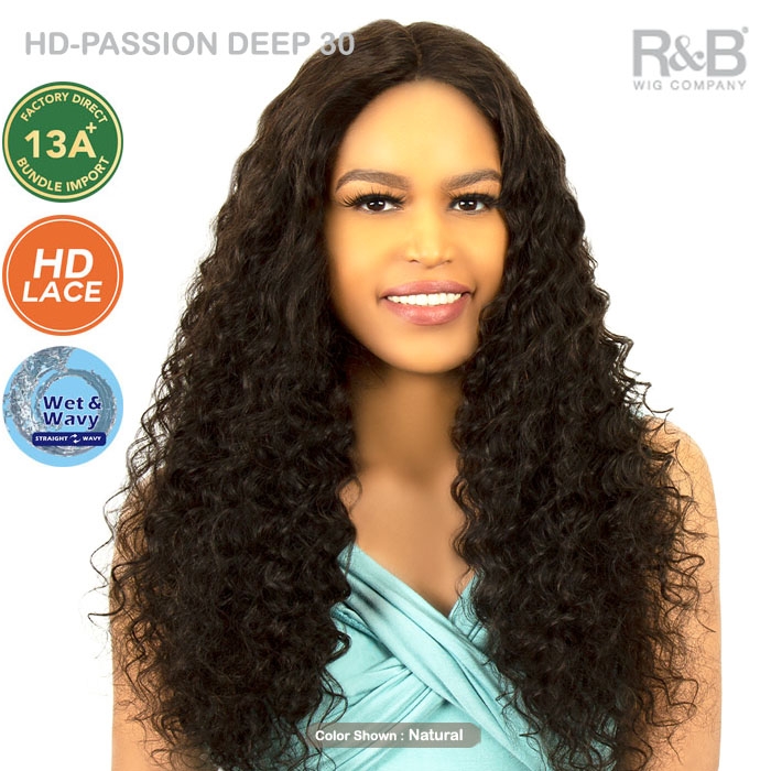 Randb Collection 13a 100 Unprocessed Brazilian Virgin Remy Hair Wet And Wavy Wig Hd Pd 30